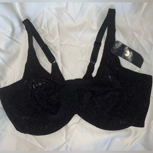 Wacoal black halo lace full figure bra